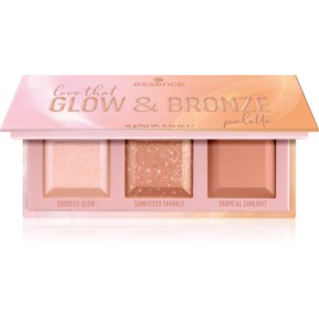 essence love that GLOW & BRONZE Patela pentru conturul fetei - imagine 2